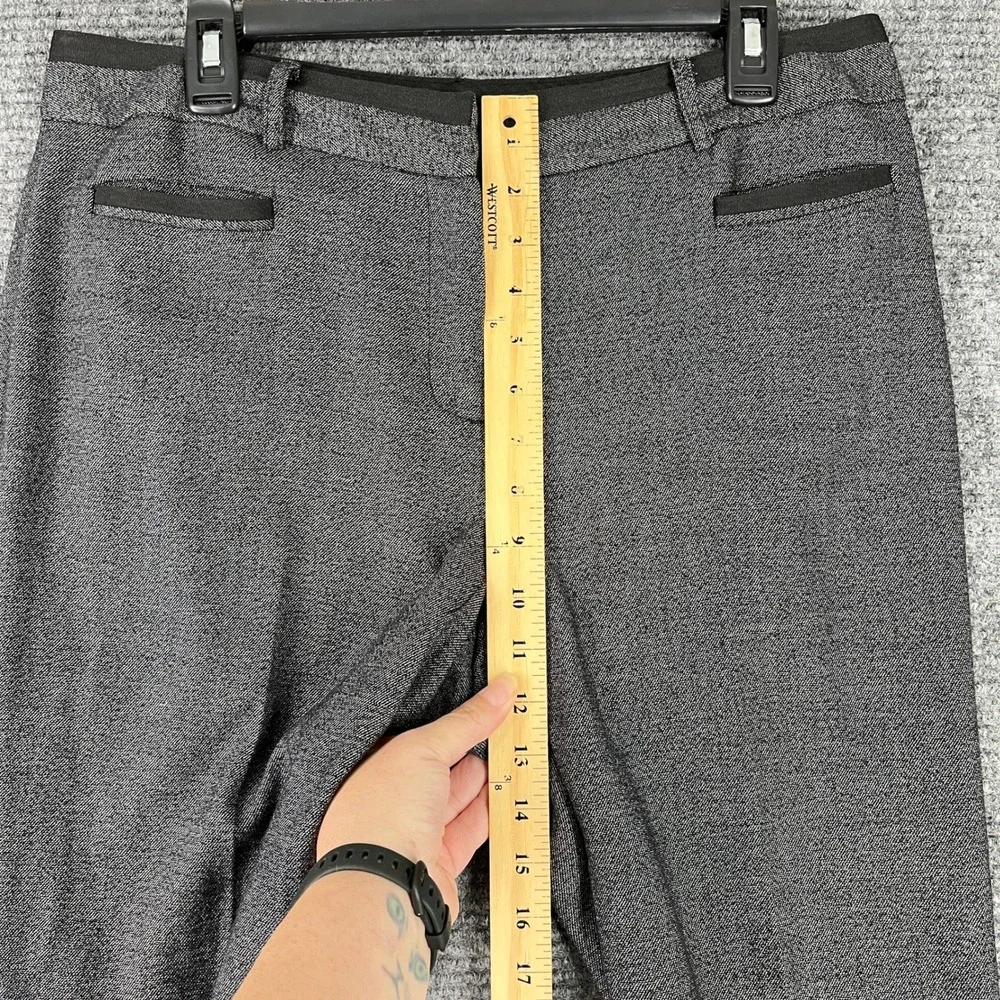 Zac & Rachel Stretch Straight Leg Dress Pants Gray Office‎ 12 Women Corporate
